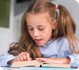 Girl reading
